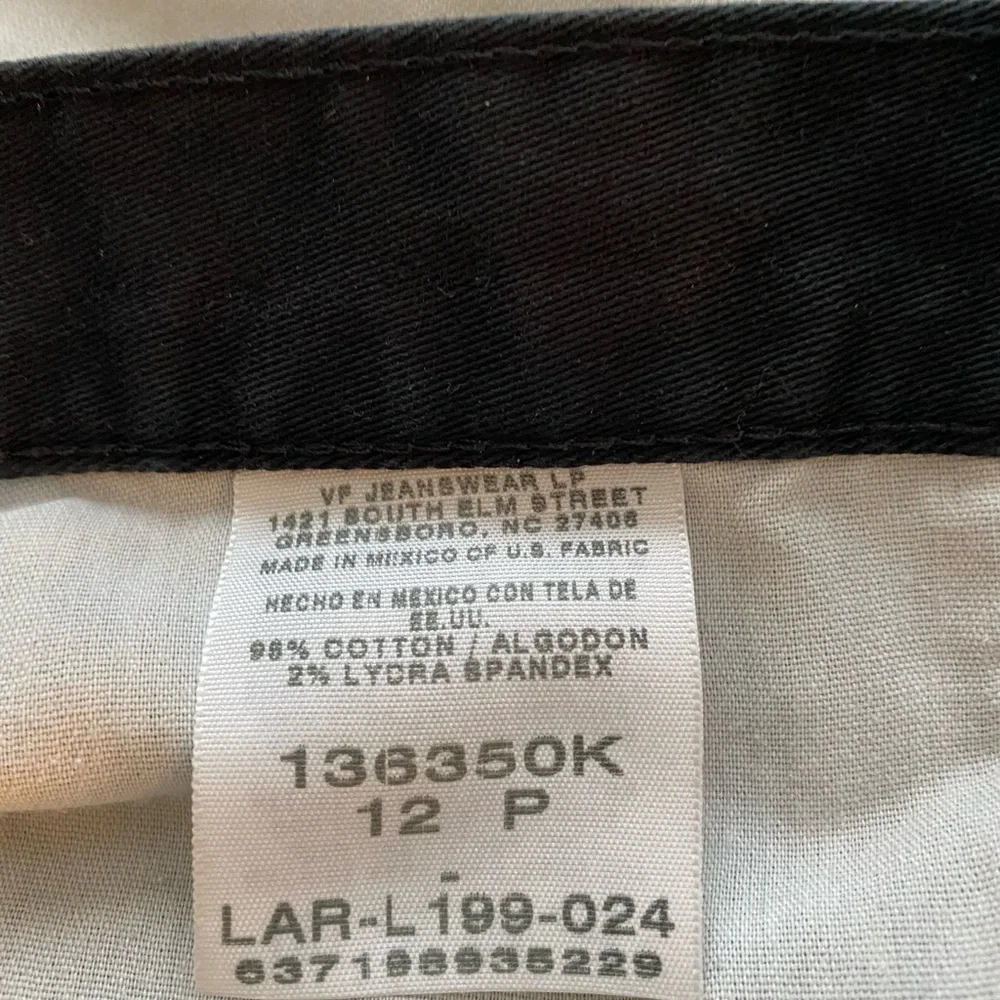 Riders by Lee Black Stretch Jeans 12P